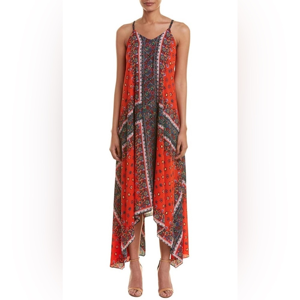 Nanette Lepore ~Calypso Red Multi-Print Trapeze H… - image 4